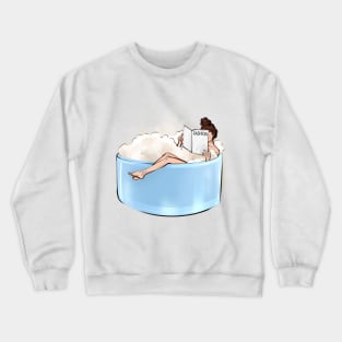woman body self-care art Crewneck Sweatshirt